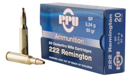 Ammunition TRZ Trading Inc. Ready Series 222Rem PRIVI 222 REMINGTON SP 50GR 20 RDS